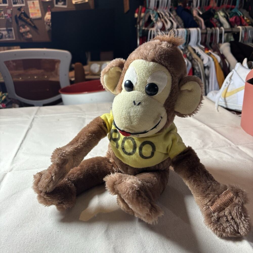 Vtg 1980‎ Dakin BOO Monkey Stuffed Plush